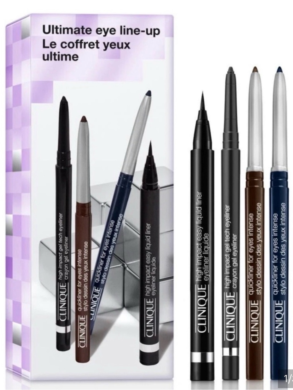 Clinique Trio Eye Liner Set — Black, Brown, Navy